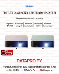 Proyector Smart Portátil LifeStudio Pop Epson EF6